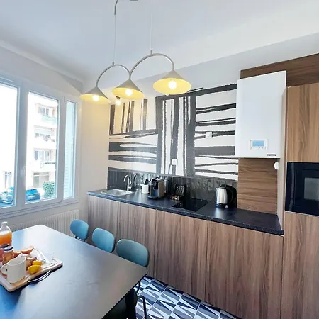 Appartement Kalahari - Check In H24 - Proche Gare Partdieu Lyon